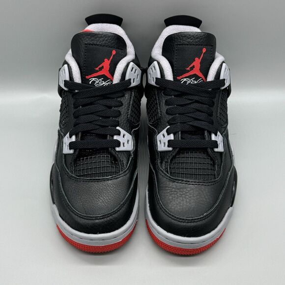 Nike GS Air Jordan 4 Retro Bred Reimagined FQ8213-006 US 3.5Y New - Picture 3 of 9